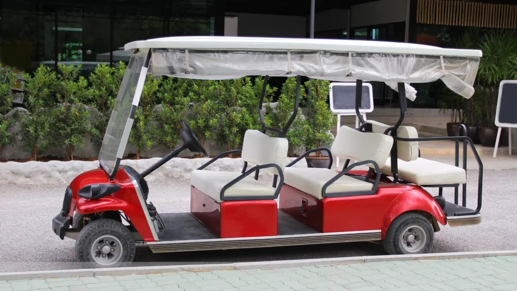 Golf cart seats