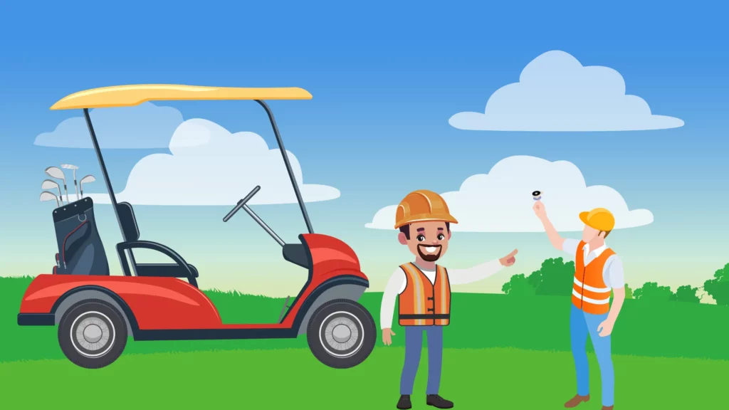 how to paint a golf cart roof