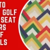 DIY Tutorial: How To Make Golf Cart Seat Covers Out Of Towels
